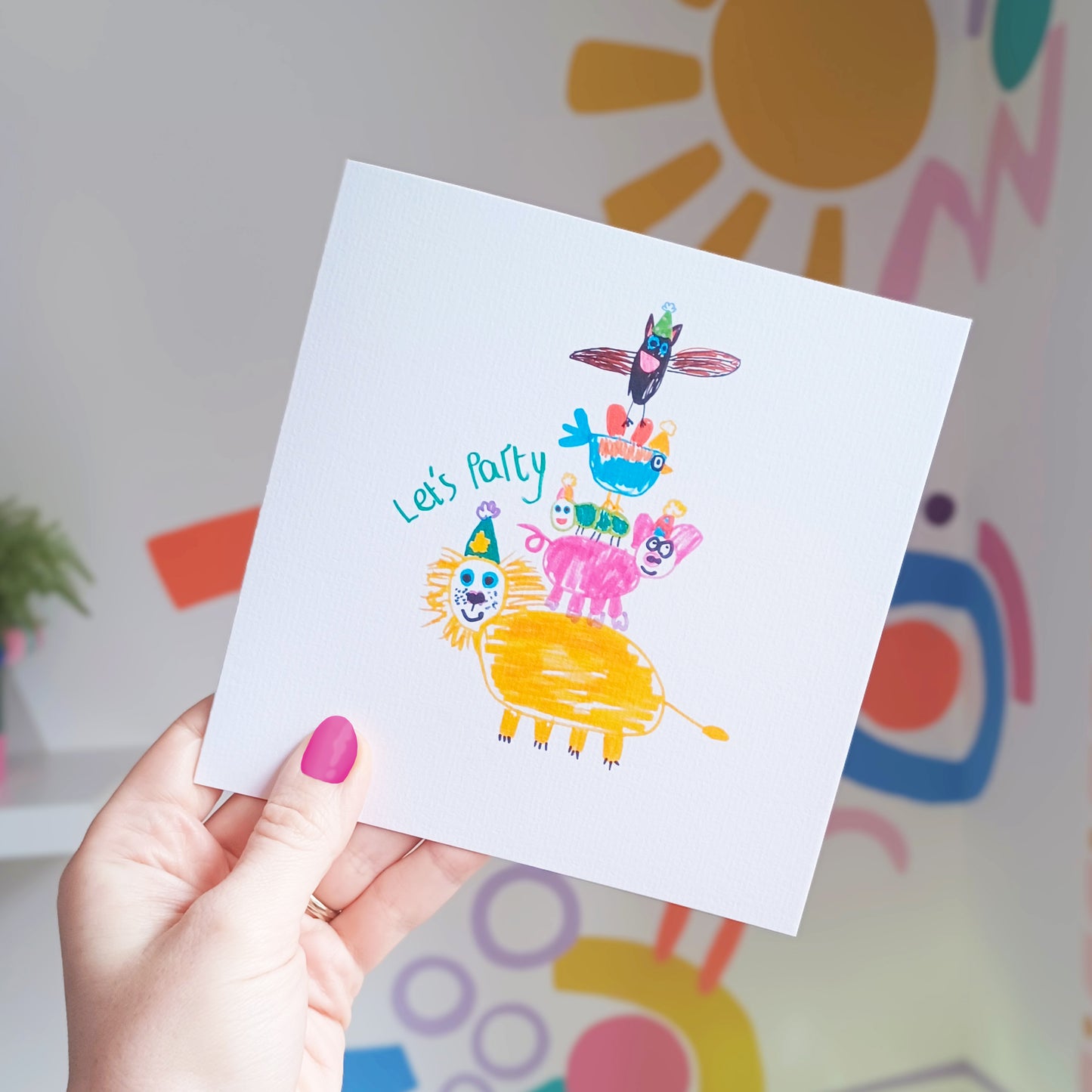 Party Animals Cute Kids Birthday Card