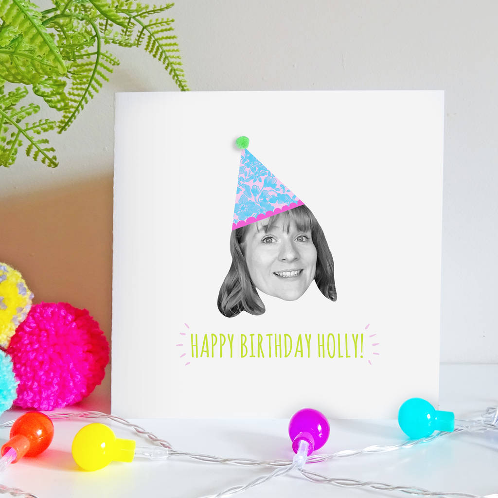 Happy Head Personalised Birthday Card