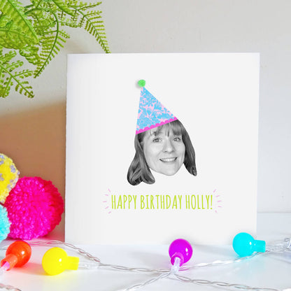 Happy Head Personalised Birthday Card