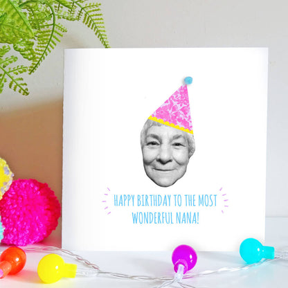 Happy Head Personalised Birthday Card